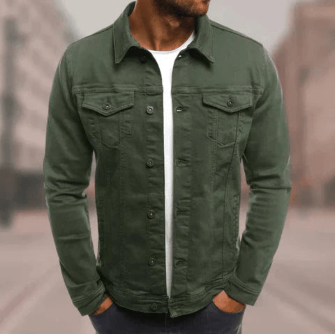 Veste Jean Décontractée pour Homme