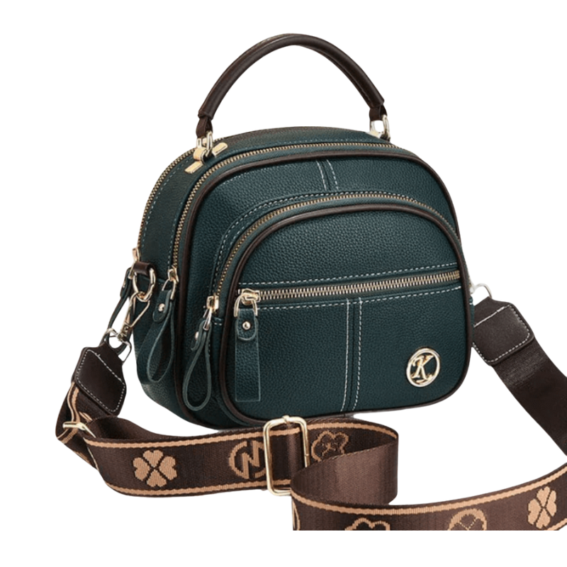 Sac à Épaule Spacieux avec Poches Zippées