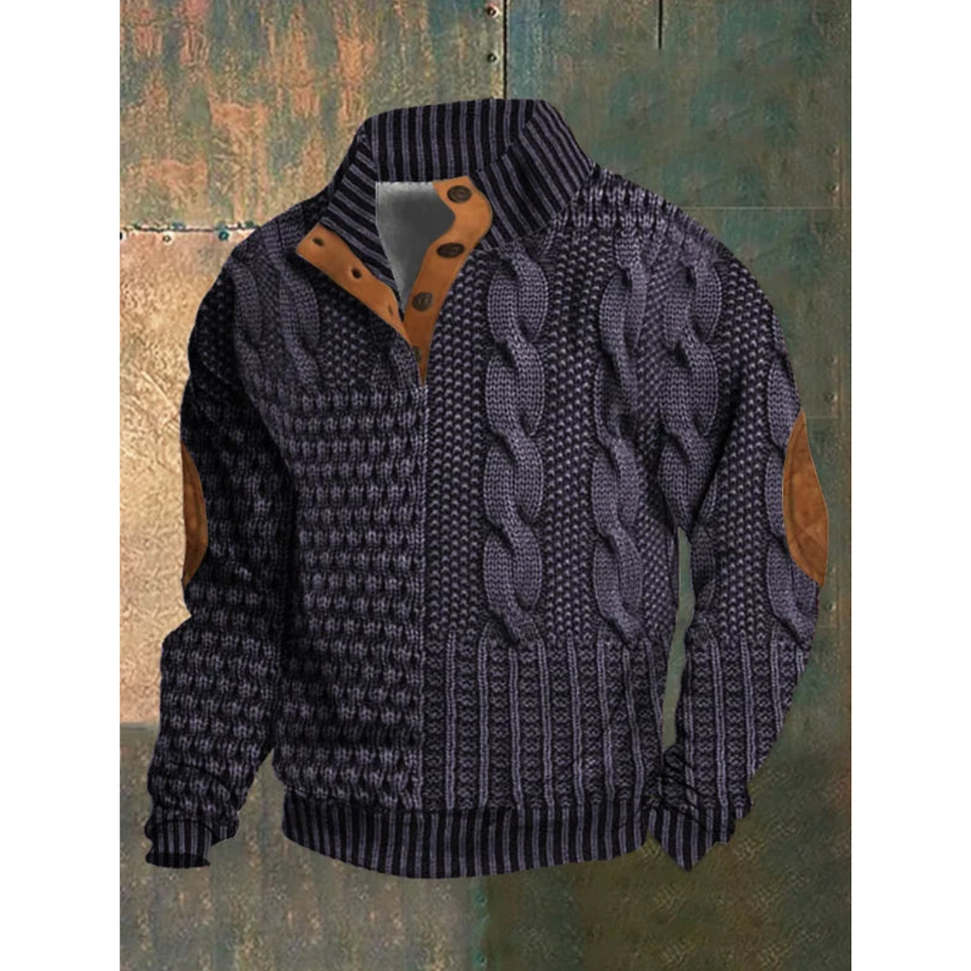Pull Homme Hiver Laine Chaud et Confortable