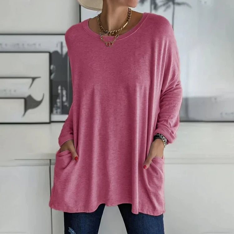 Pull Laine Doux et Confortable avec Manches Longues