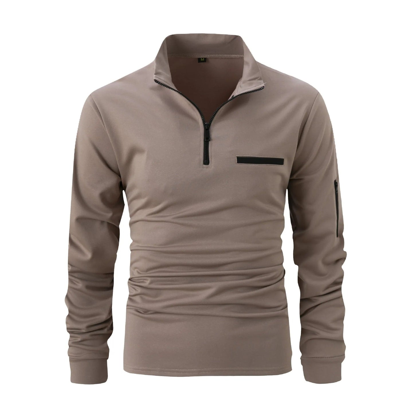 Pull Zippé Oversize avec Poches pour Femme