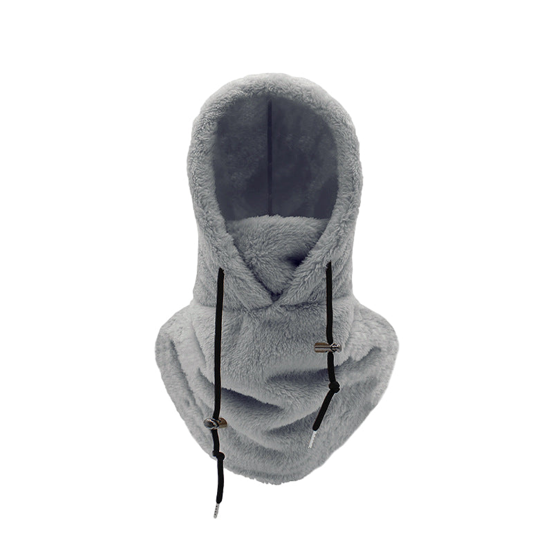 Cagoule Polaire Réglable Chaud Beige