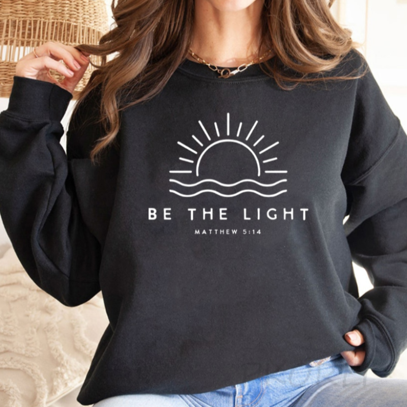 Sweat-Shirt Femme Col Rond Manches Longues Classic Casual