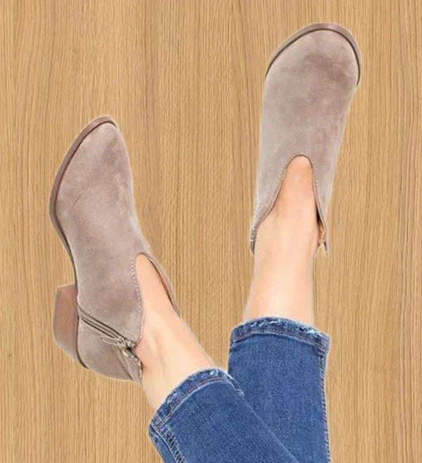 Bottines Femmes Découpe Chic et Élégantes