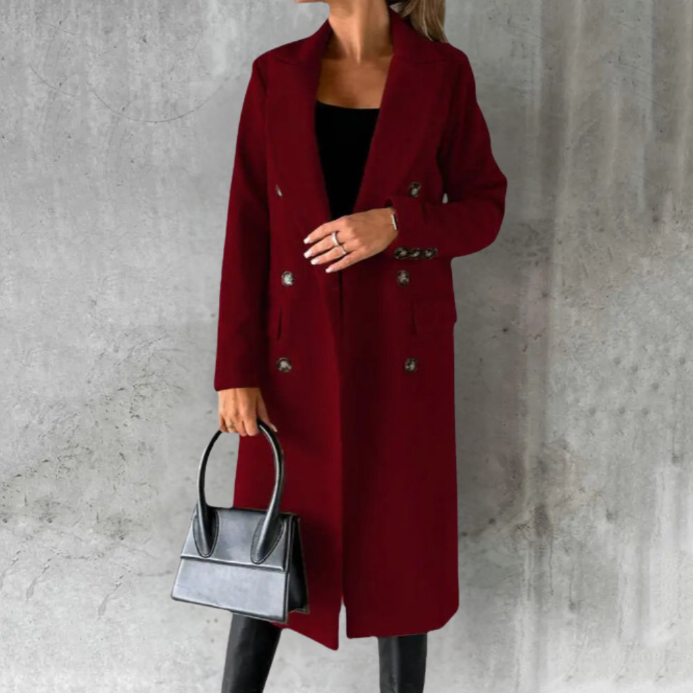 Trenchcoat Femme Long Double Boutonnage Élégant