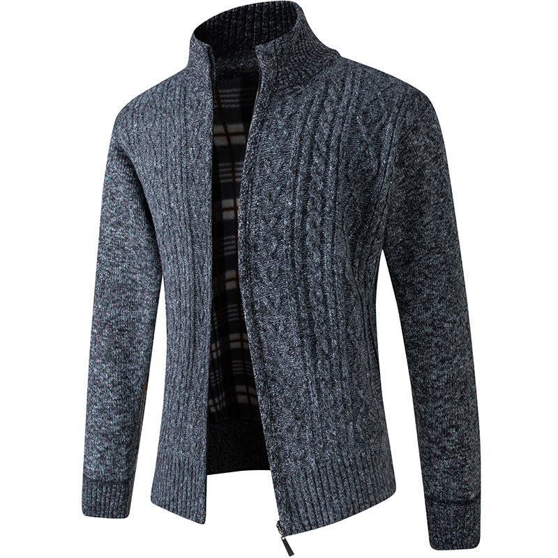 Pull Homme Velours Chaud et Élégant