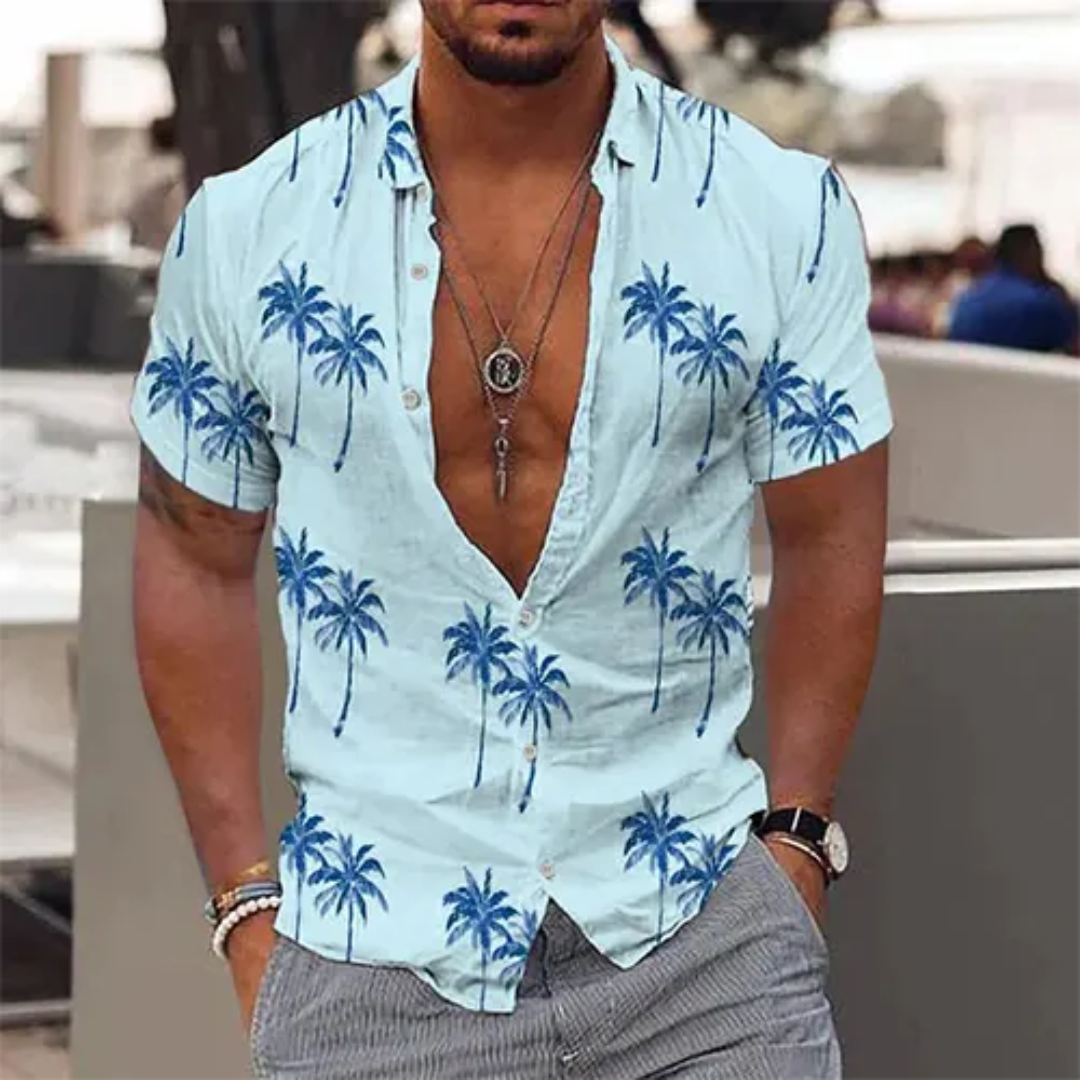 Chemise Homme Manches Courtes Légère et Respirante
