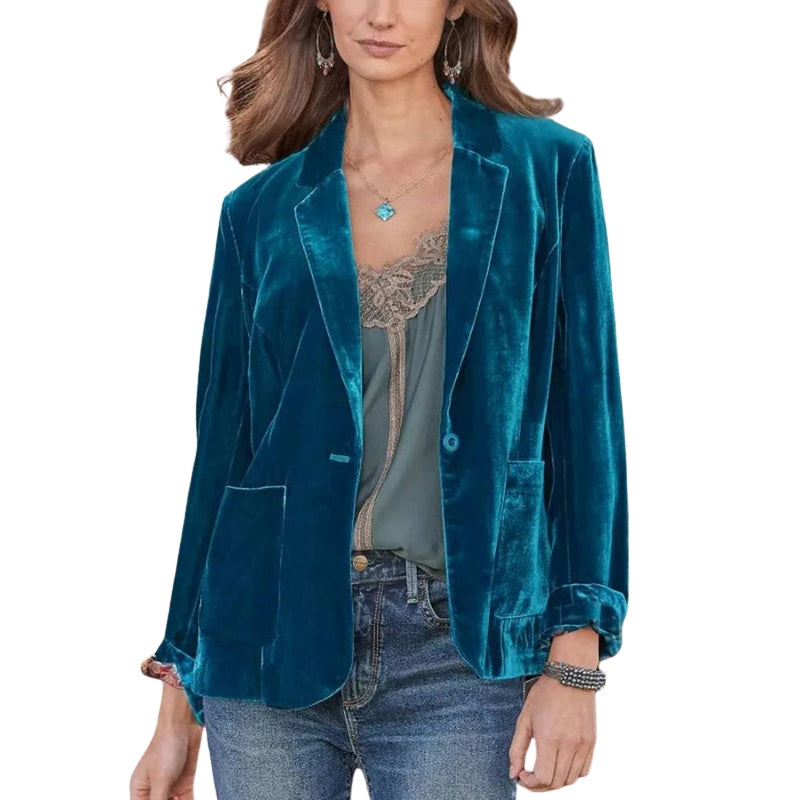 Veste Femme Élégante avec Poches Latérales