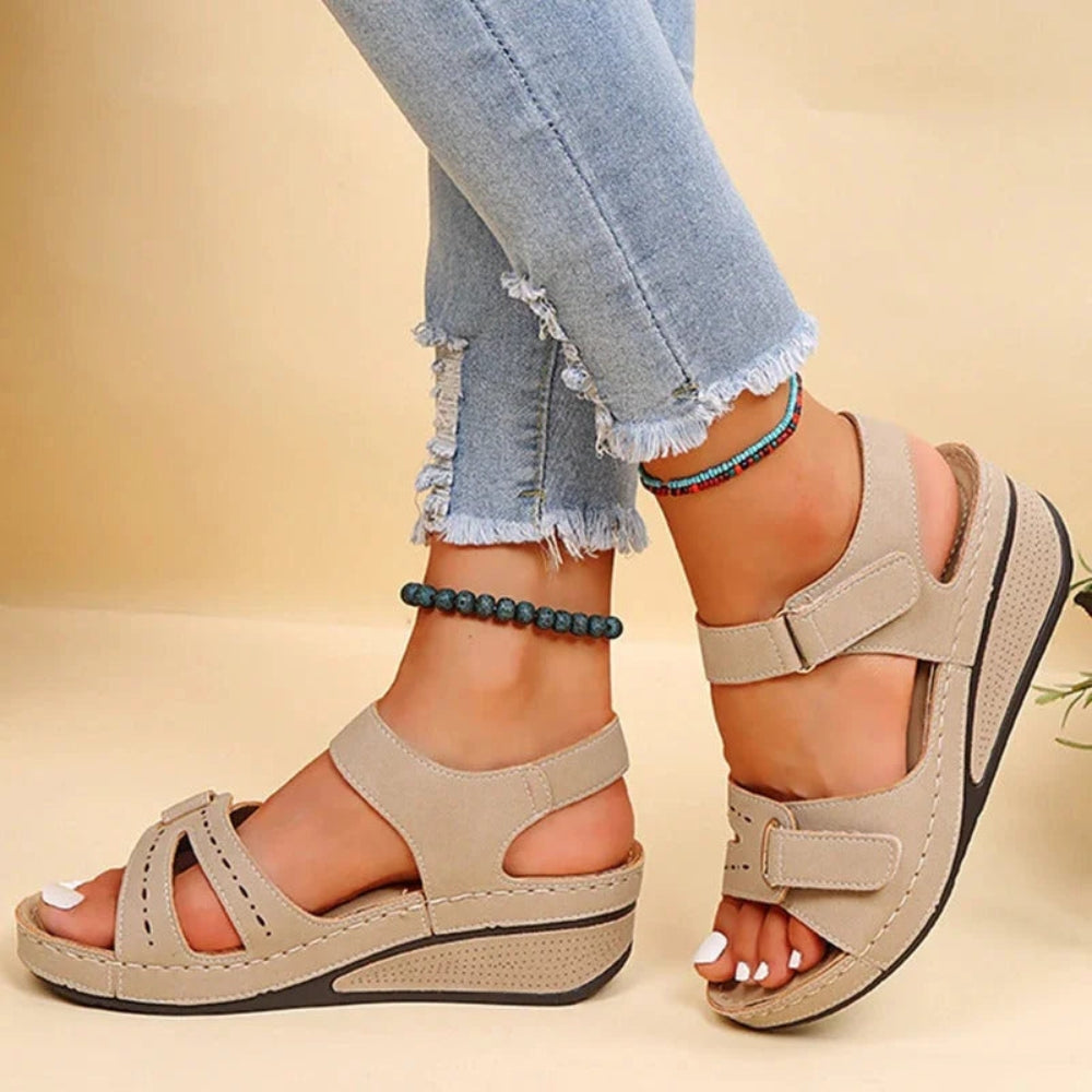 Sandales Plates à Talons Plats pour Femmes