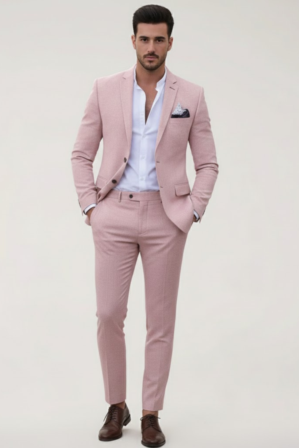 Costume Homme Slim Fit Deux Pièces pour Printemps