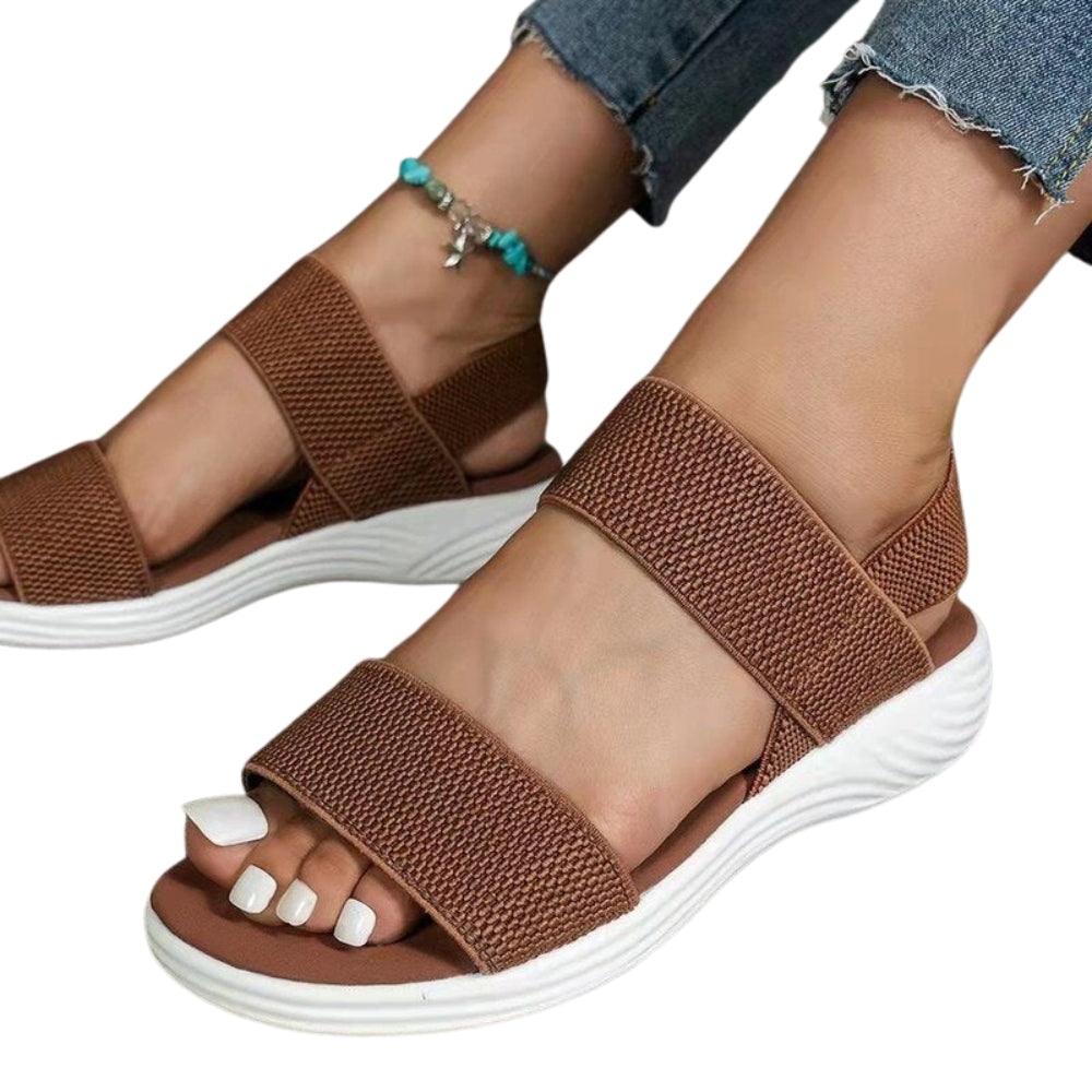 Sandales Platesforme Femmes à Sangles Réglables
