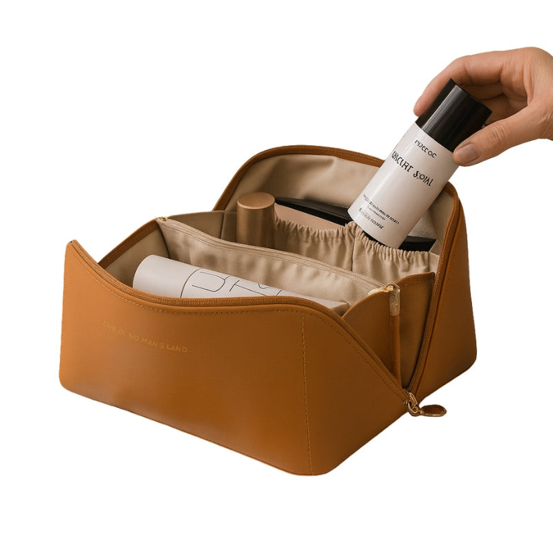 Sac de Toilette Organizer avec Poches et Fermeture Éclair