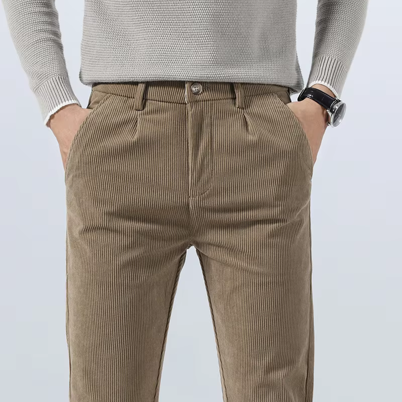 Pantalon Chino Moderne Khaki Homme
