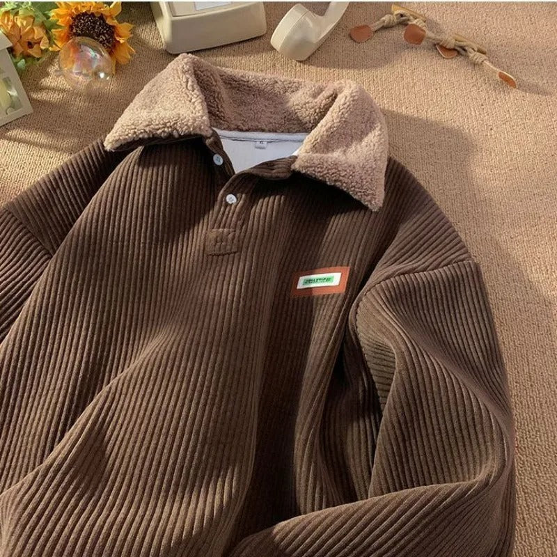 Pull Fleece Chaud et Confortable Hiver