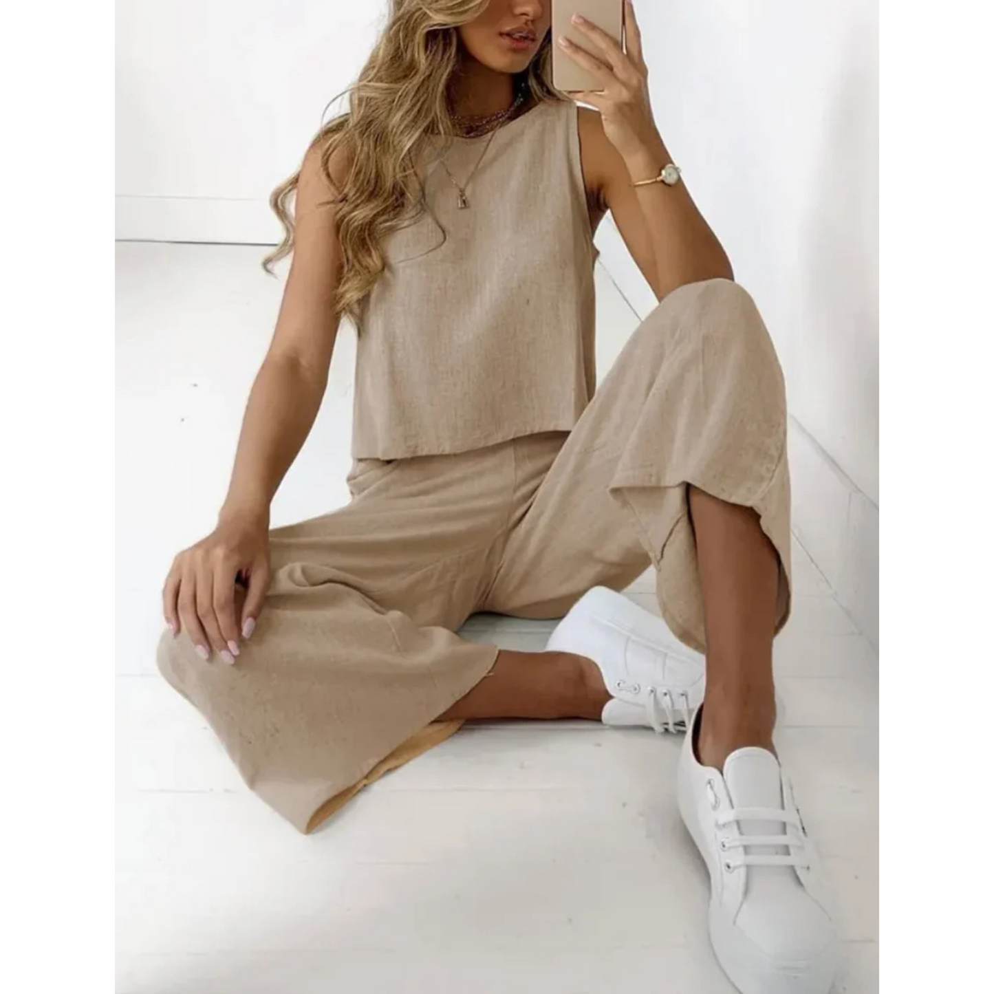 Costume Femme Deux Pièces Élégant