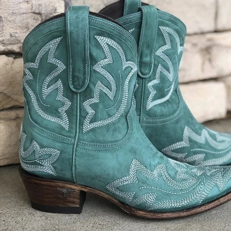 Bottes cowboy femme élégantes à broderieswestern