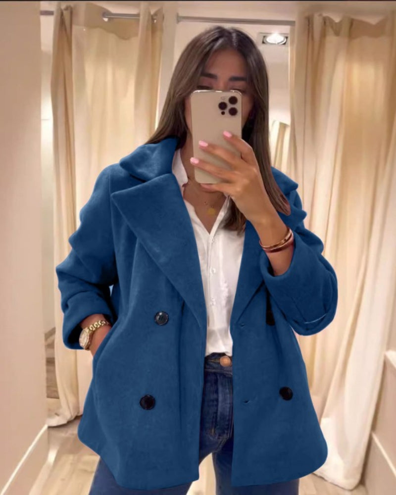 Manteau Hiver Femme à Capuchon avec Fermeture Éclair Double