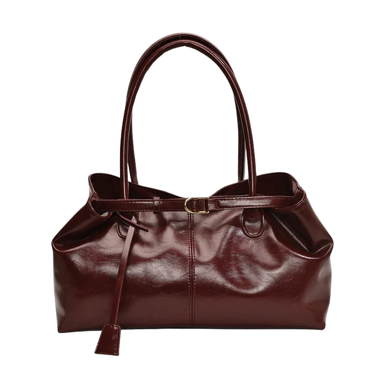Sac à Main Élégant avec Bague en Métal