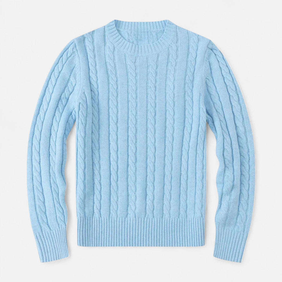 Pull Laine Mélange Brun Chaud