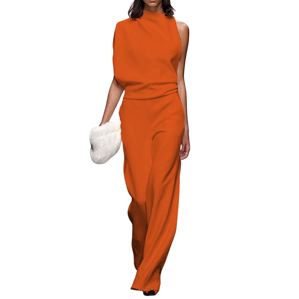 Combinaison Femelle Manches Courtes et Pantalon Large