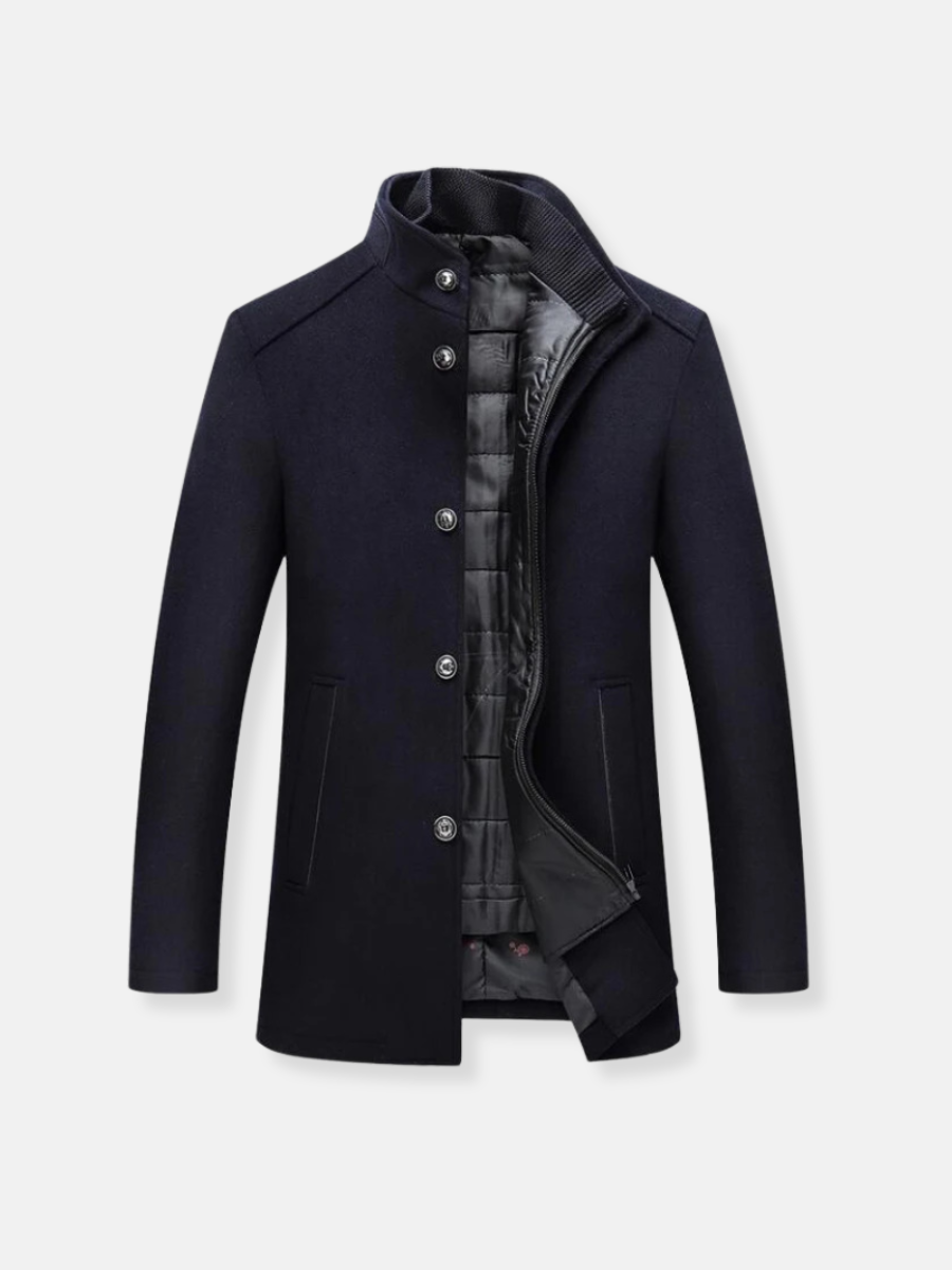 Manteau Homme Laine Élégant et Chaud pour Hiver