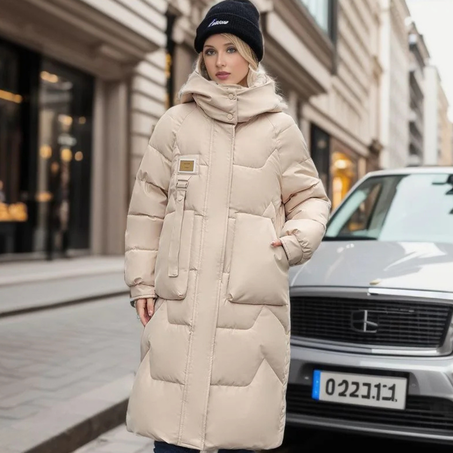 Doudoune Féminine Longue et Chaude Hiver