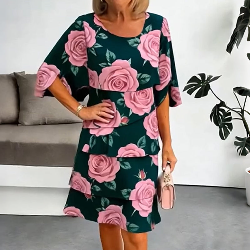 Robe Femme Fluide Motif Floral Coupe Ample