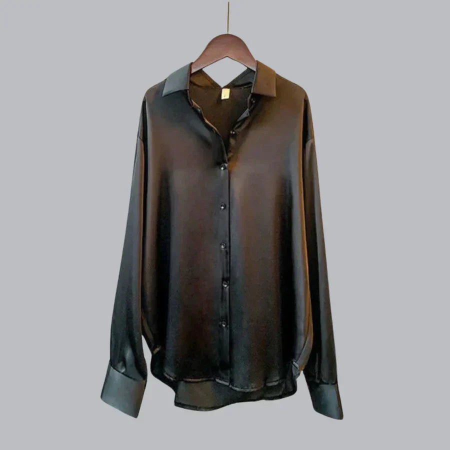 Chemisier Élégant en Soie pour Femme - Blouse Féminine Chic