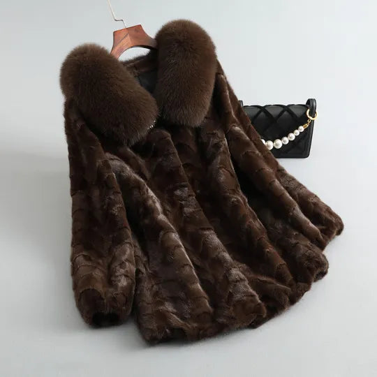 Veste Hiver Femme Col Montant Zippée Chic et Élégante