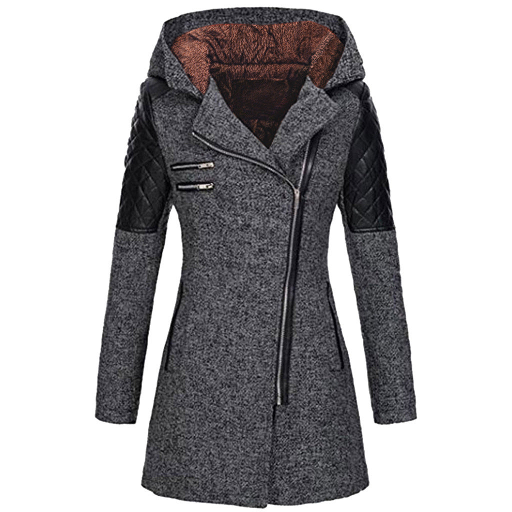 Manteau Été ? Non, c'est un manteau hiver, on garde hiver : Manteau Hiver Élégant avec Capuchon