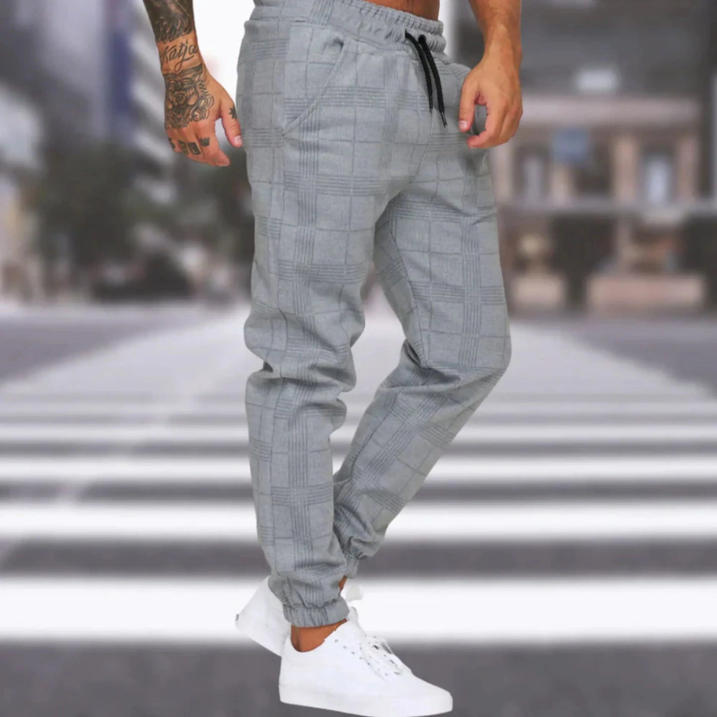 Pantalon Jogging Homme Rayé Sportif