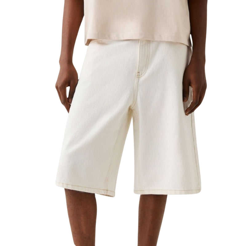 Short Décontracté Large avec Poches et Coupe Détendue