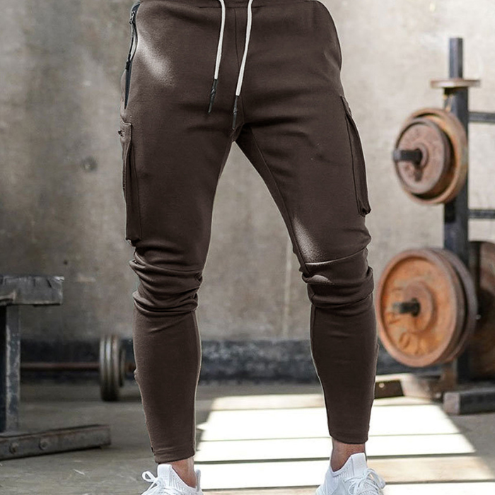 Pantalon Jogging Élastique Confort avec Poches