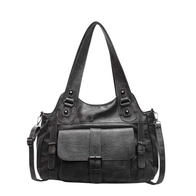 Sac à main femme chic en cuir avec fermeture éclair