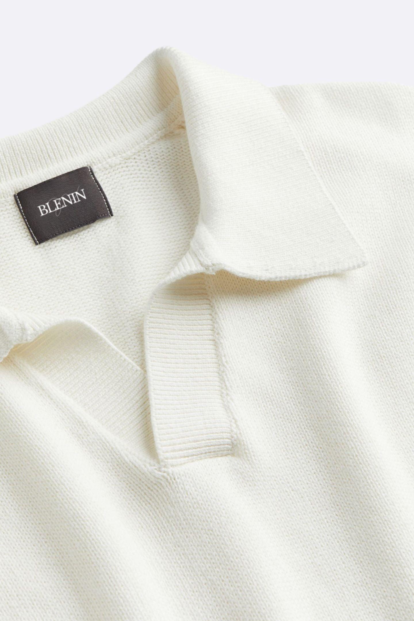 Pull à Col Ouvrant Élégant pour Homme