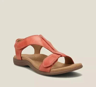 Sandales Femme Cuir Brides Ajustables Confort Ergonomique