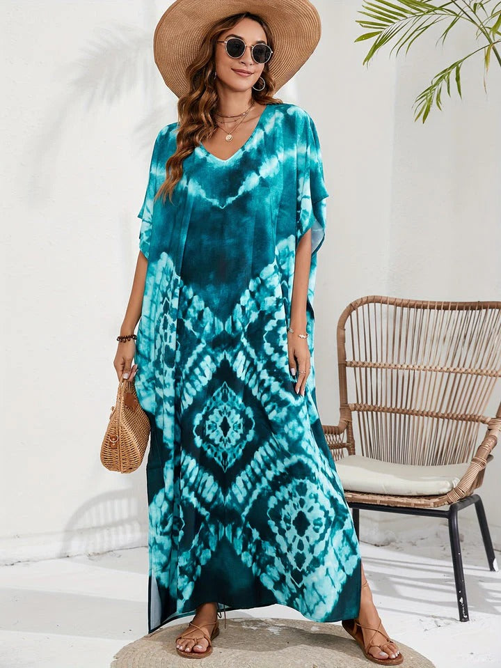 Robe de Plage Femme Floral Élégante et Légère - PanierRoyale