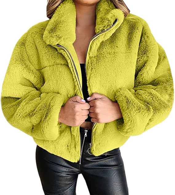 Manteau Femme Hiver Douillet - Veste Polaire Élégante Zippée