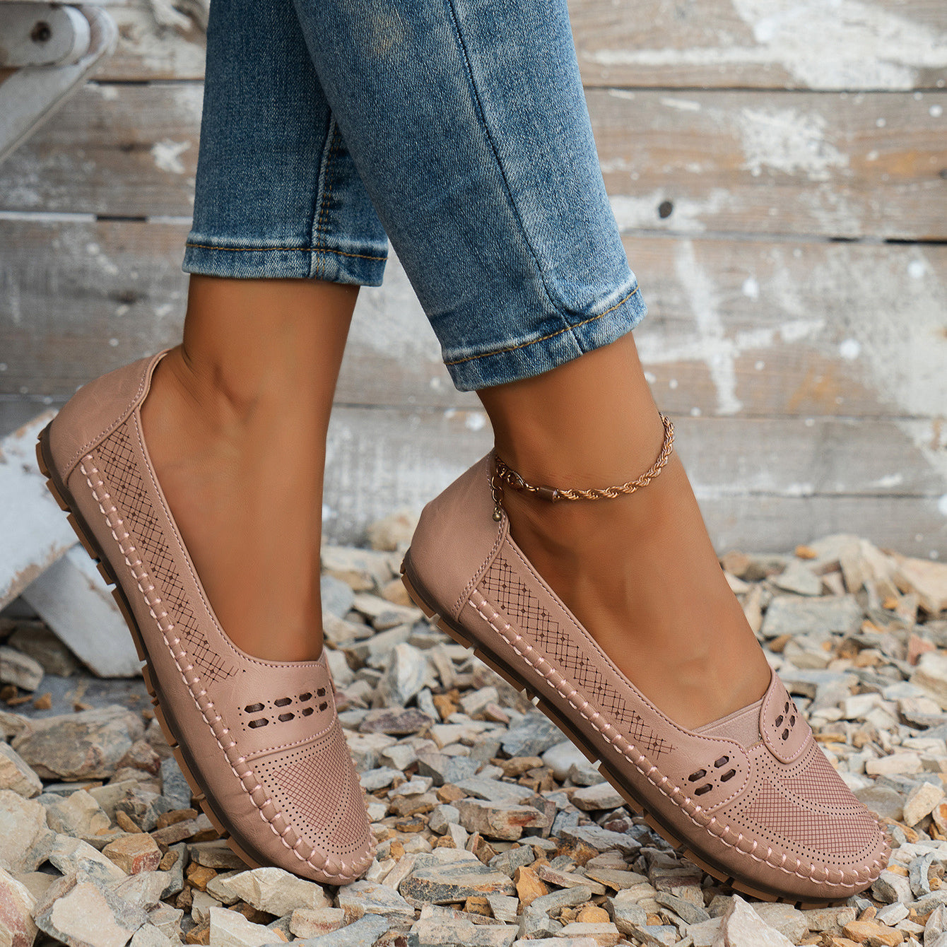 Chaussures orthopédiques femme respirantes à enfiler confortables