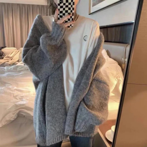 Cardigan Femme Doux à Imprimé Floral