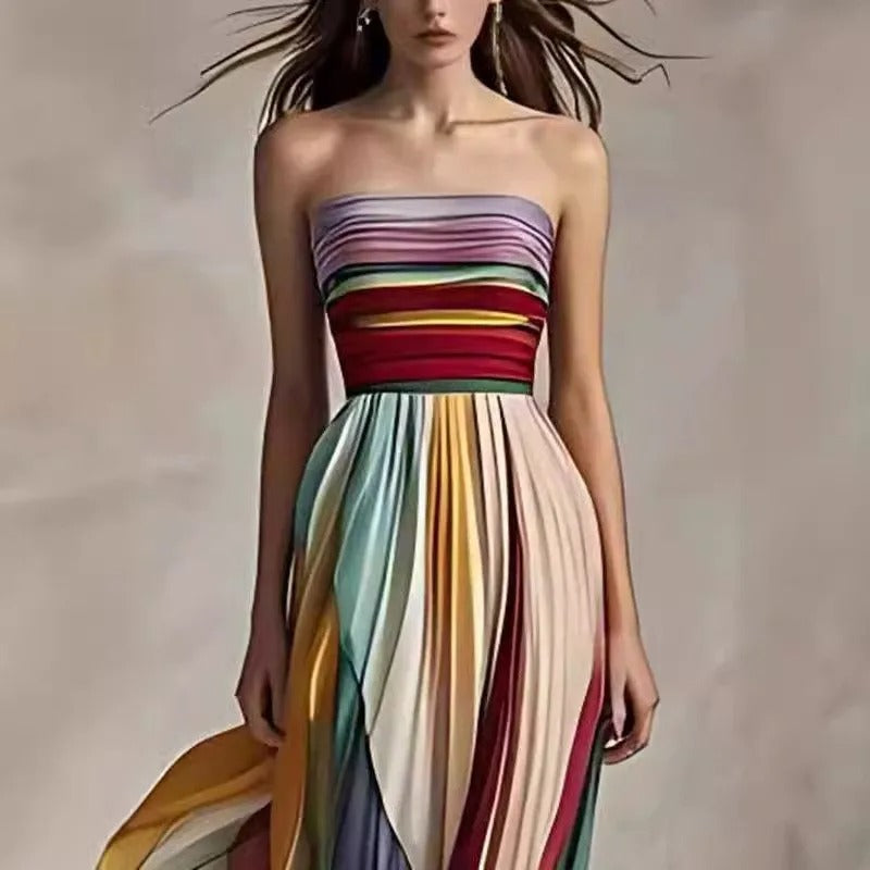 Robe Femme Élégante Droite et Confortable - PanierRoyale