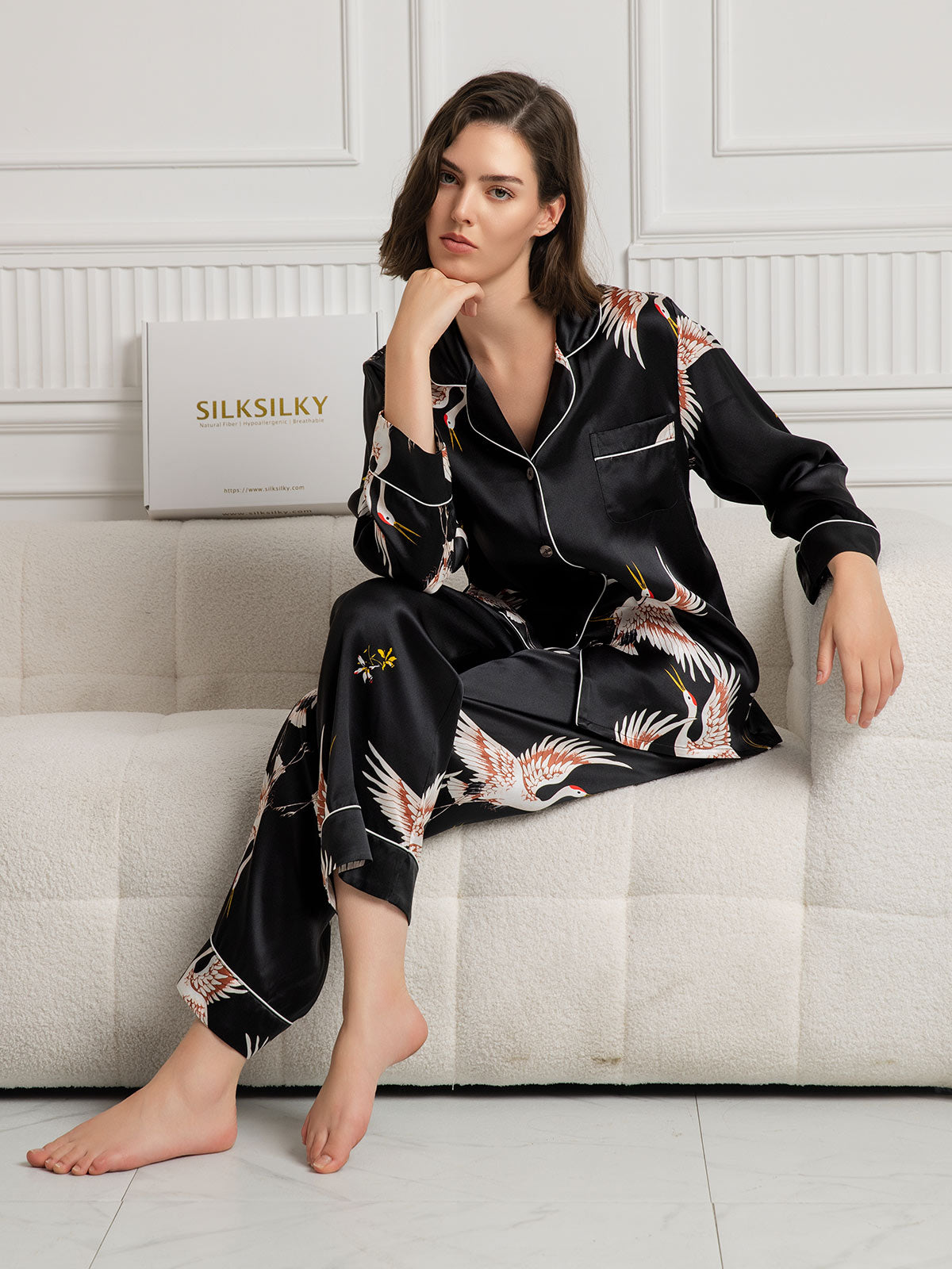 Pyjama Femme 2 Pièces Doux et Confortable pour Femme
