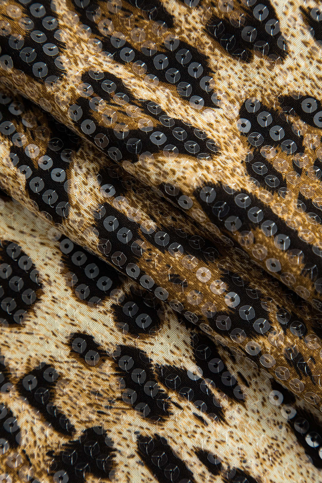 Robe Courte Pailletée Leopard Chic et Glamour