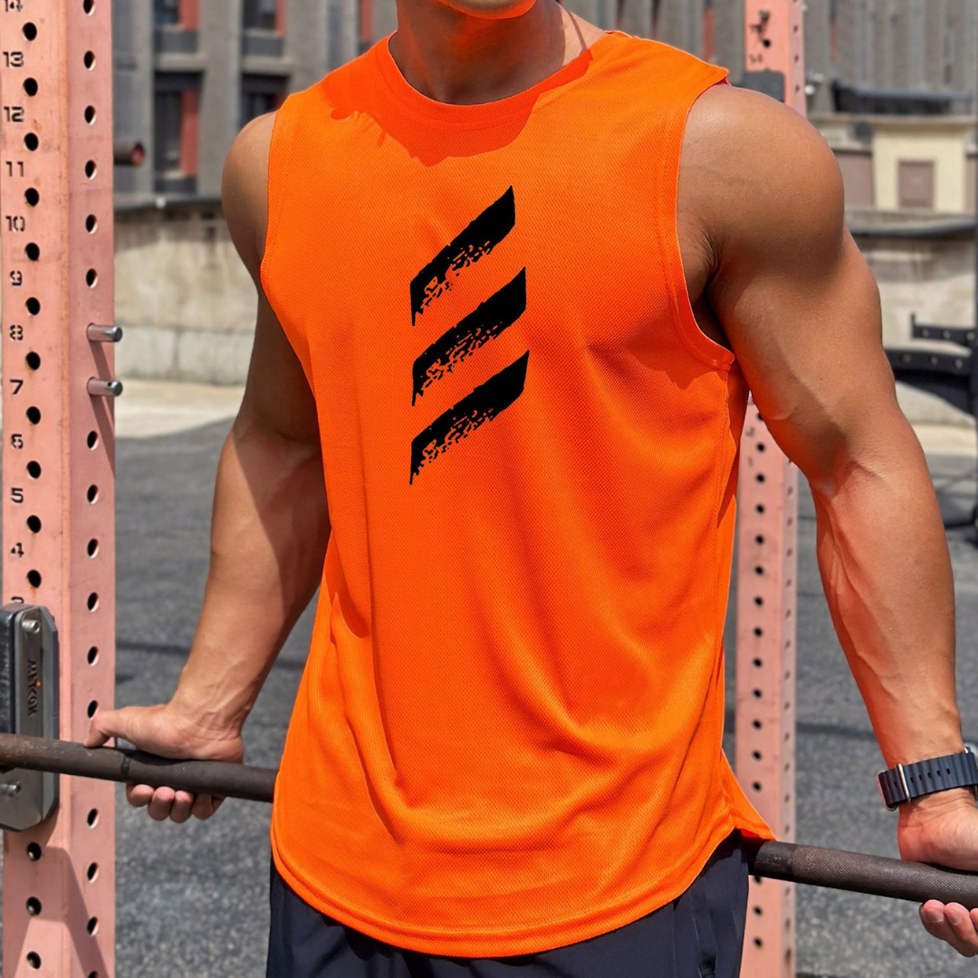 T-shirt Sport Homme Sans Manches Décontracté