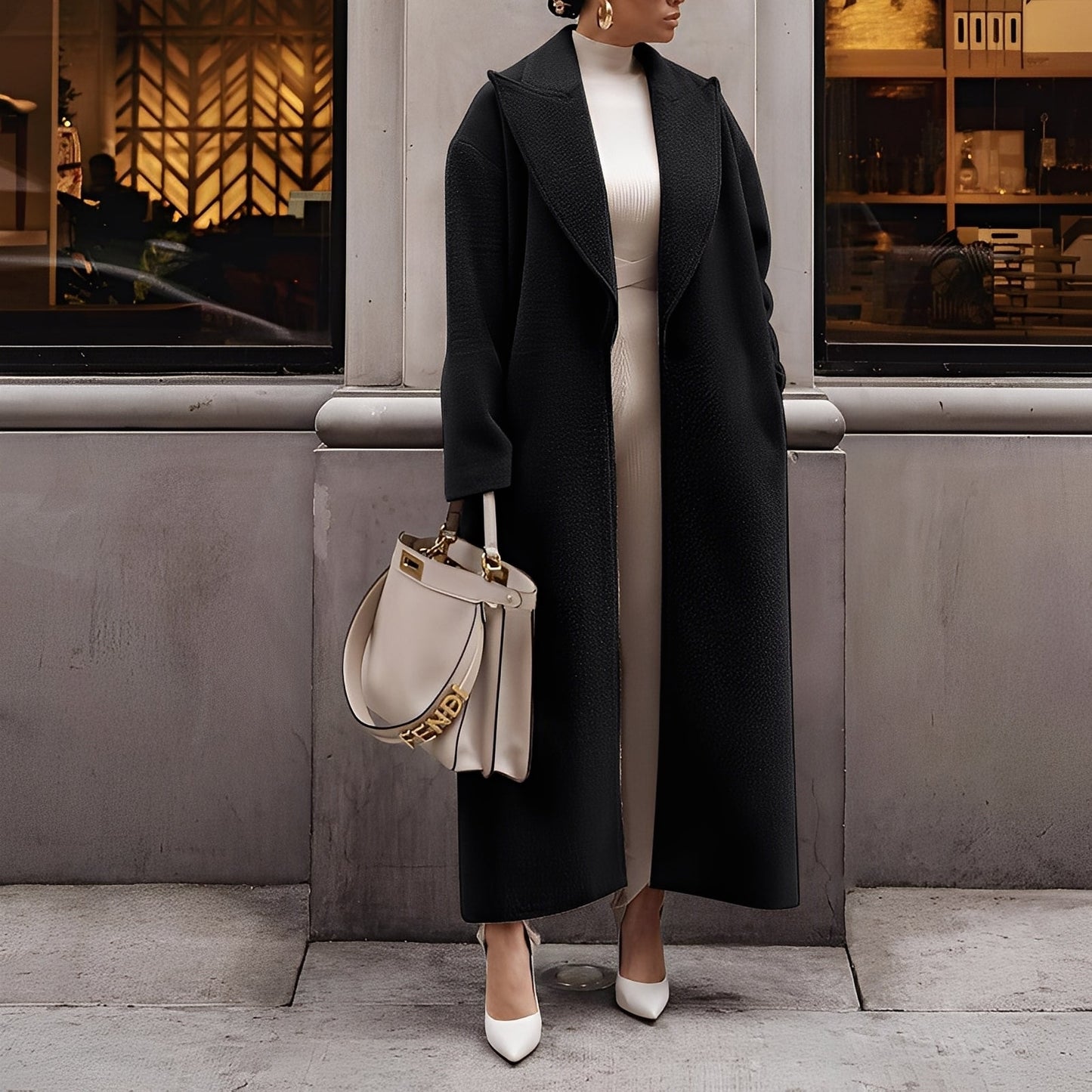 Manteau Femme Grande Taille Confortable et Doux pour Hiver