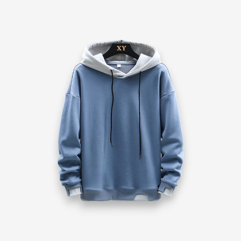 Sweat à Capuche Grande Taille Manches Longues