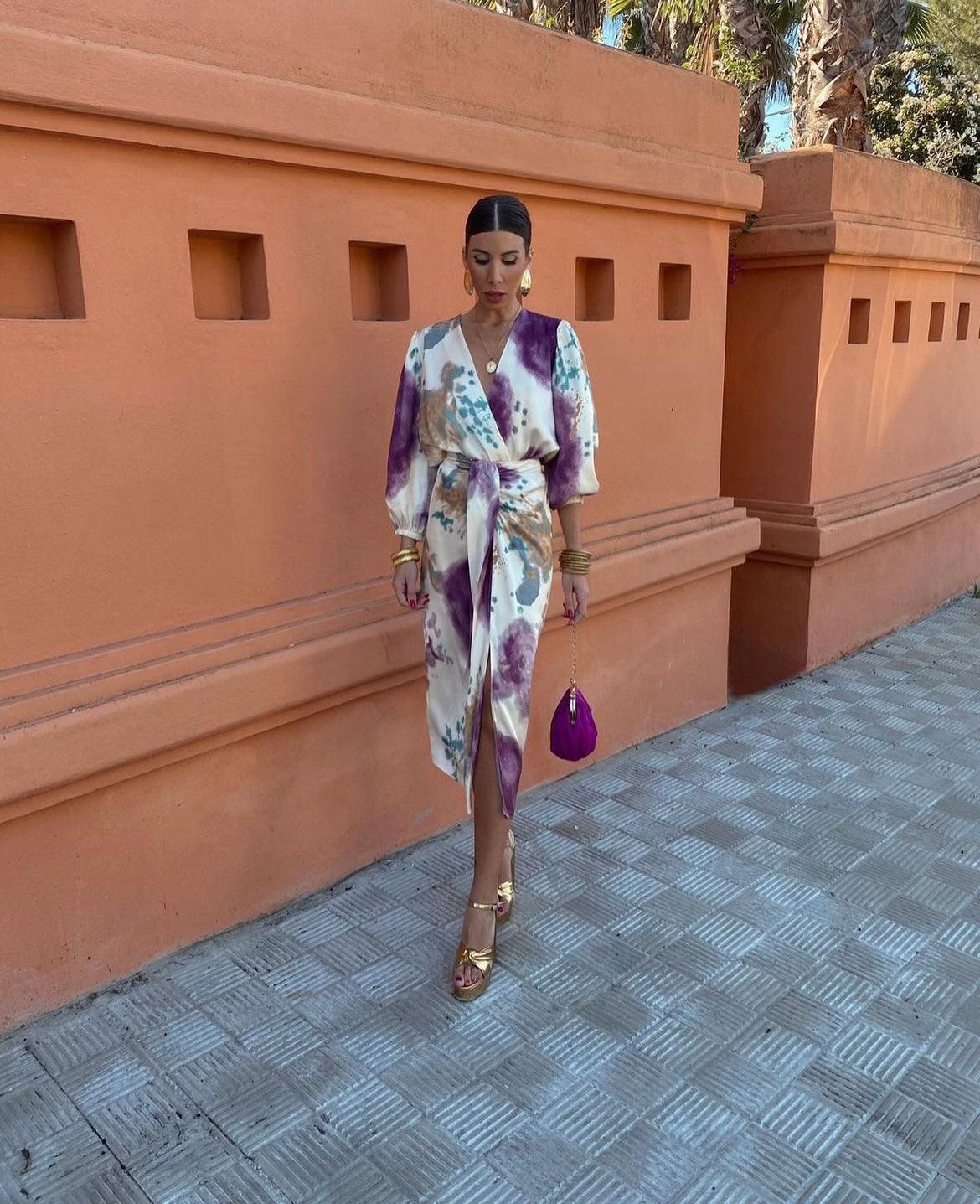 Robe Femme Coupe Fluide Décolleté en V