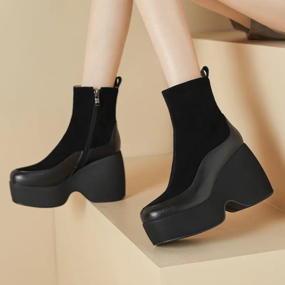 Bottines à talons hauts pour femme élégante - PanierRoyale