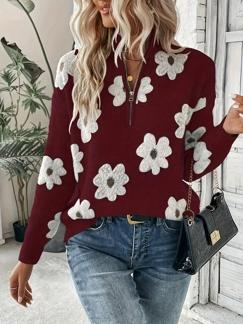 Pull Femme en Laine Mérinos Doux et Chaud pour Hiver