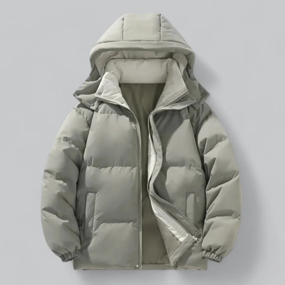 Veste Doudoune Homme Hiver Capuche Manches Longues